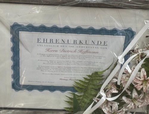 100th birthday of LIFTKET founder Dietrich Hoffmann